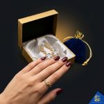 Elegant Gold-Tone Jewelry Combo Set – Earrings & Ring